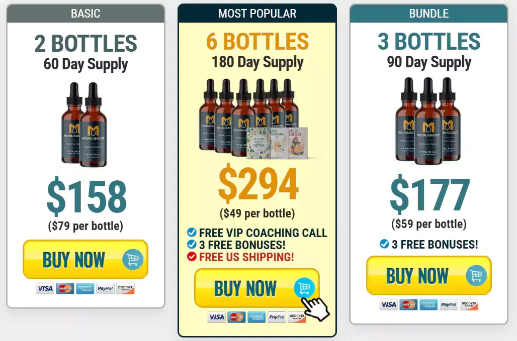 MounjaBoost secure checkout and special bundle pricing